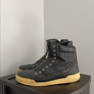 Dsquared black high top sneakers